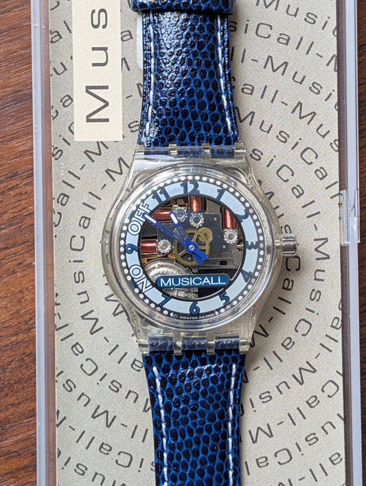 Swatch x Paulo Mendonca "Blue Through" SLK110 (NOS)