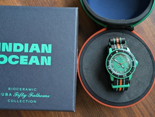 Swatch x Blancpain Fifty Fathoms "Indian Ocean"