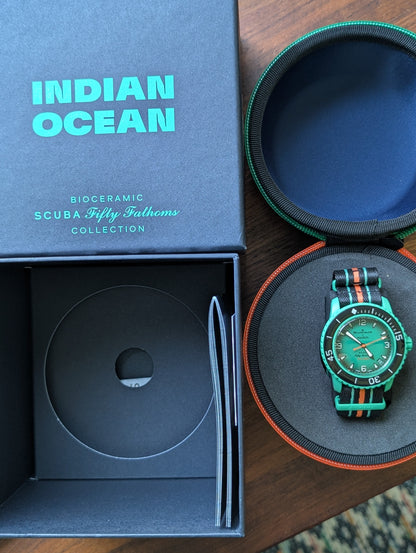 Swatch x Blancpain Fifty Fathoms "Indian Ocean"