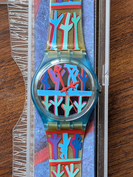 Swatch x Ricardo Licata "Enchanting Forest" GL106 (NOS)
