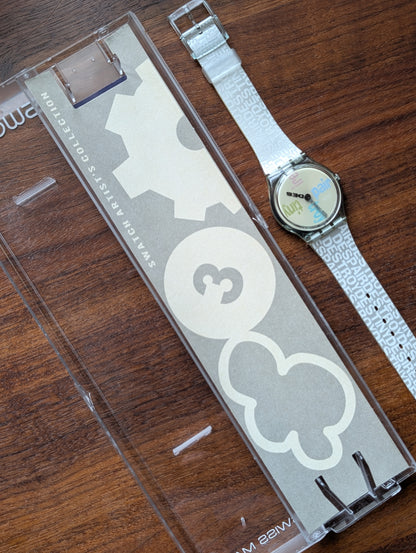 Swatch x Nancy Dwyer "Destime" GG144 (NOS)