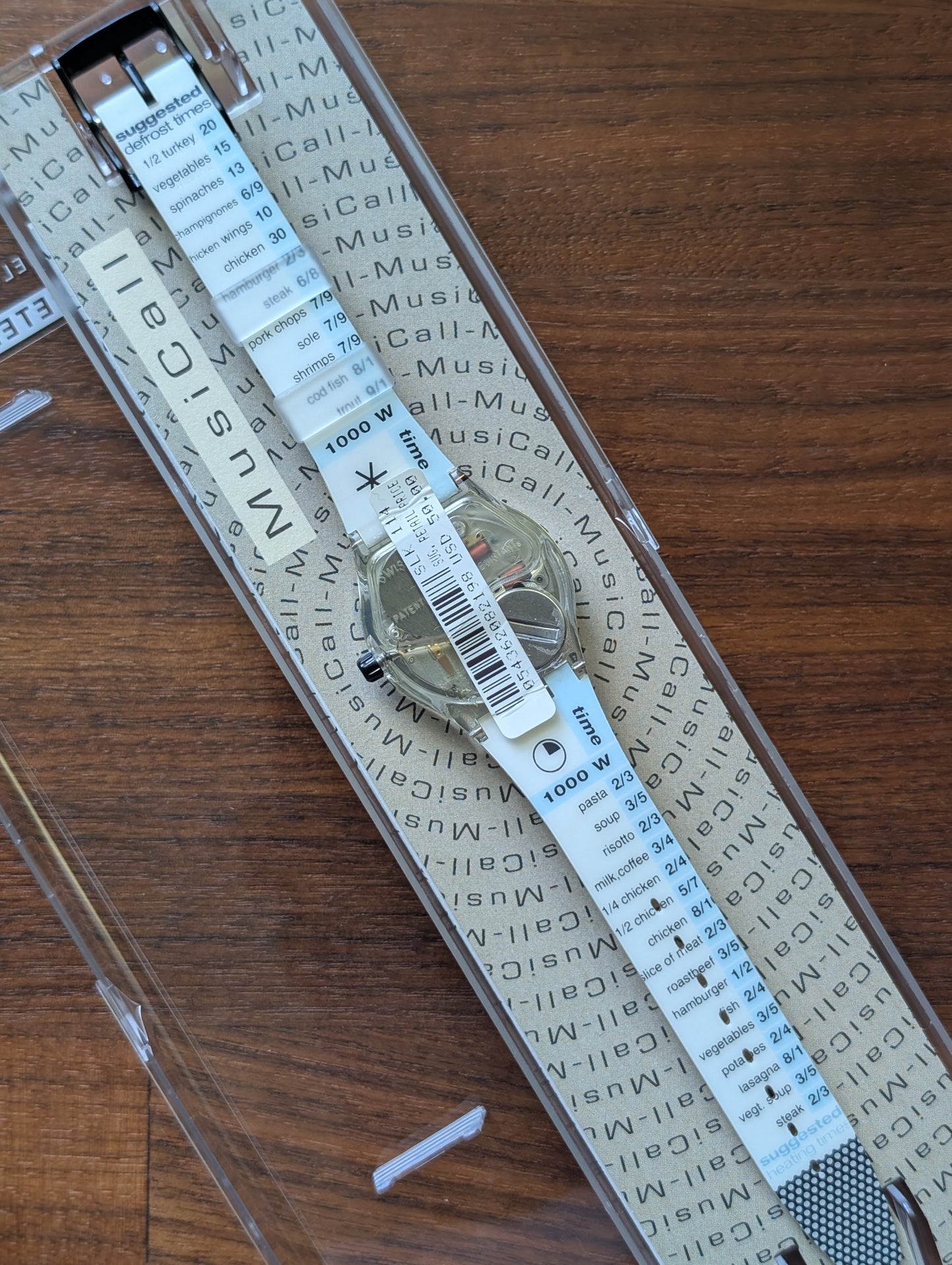 Swatch Musicall "Time to Cook" SLK114 (NOS)