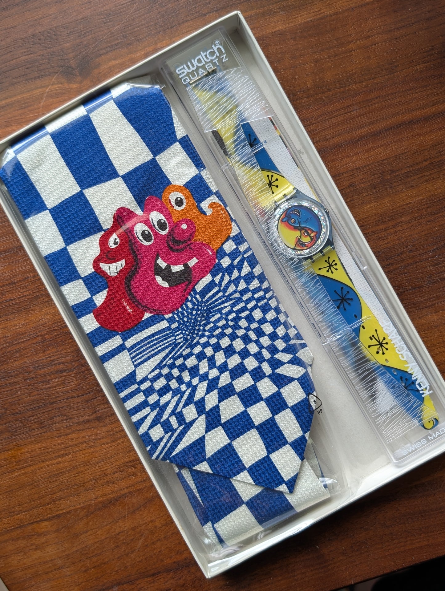 Swatch x Kenny Scharf "Fiz 'n Zip" Box Set GN164NT (NOS)