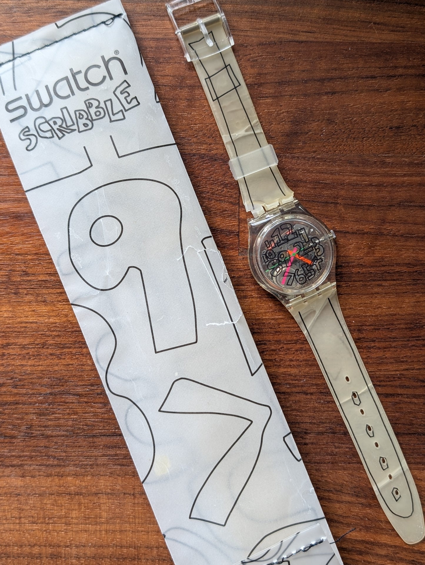 Swatch "Scribble" GZ124 (NOS)