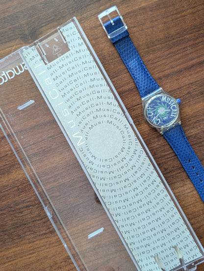 Swatch Musi-Call "Tone in Blue" SLK100 (NOS)