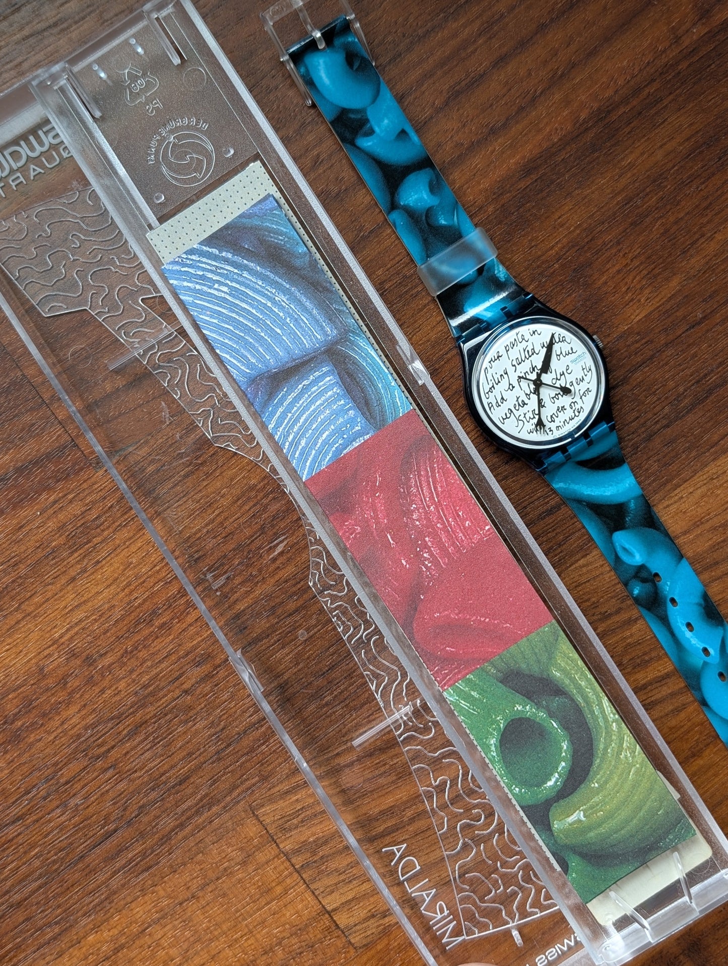 Swatch "Blue Pasta" GG138 (NOS)